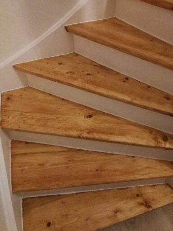 Trappen na renovatie